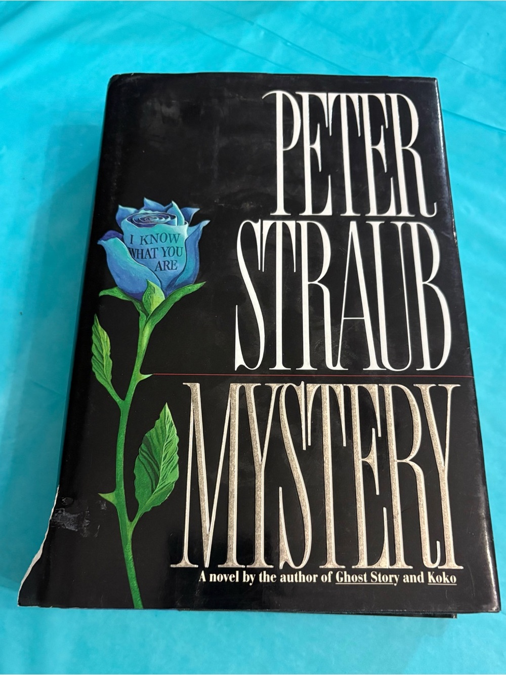Mystery By Peter Straub, Blue Rose Trilogy #21990 First Edition w/Dust Jacket